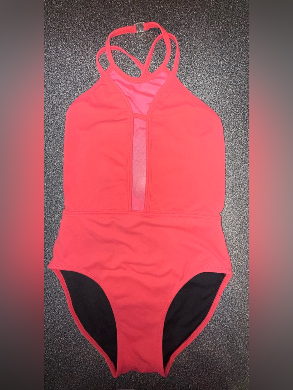 Oh La La Dance Leotard Coral Pink Size Child XL